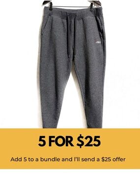 Fila cuffed ankle sweatpants.